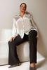 Picture of CURVY GIRL ELEGANT SATIN BLOUSE